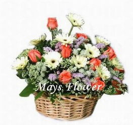 Mays Flower Shop提供结婚花球 中秋果篮 圣诞礼篮等产品
